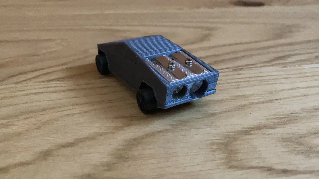 Dao Gọt Bút Chì Hình Cyber Truck Siêu Ngầu - Image 3