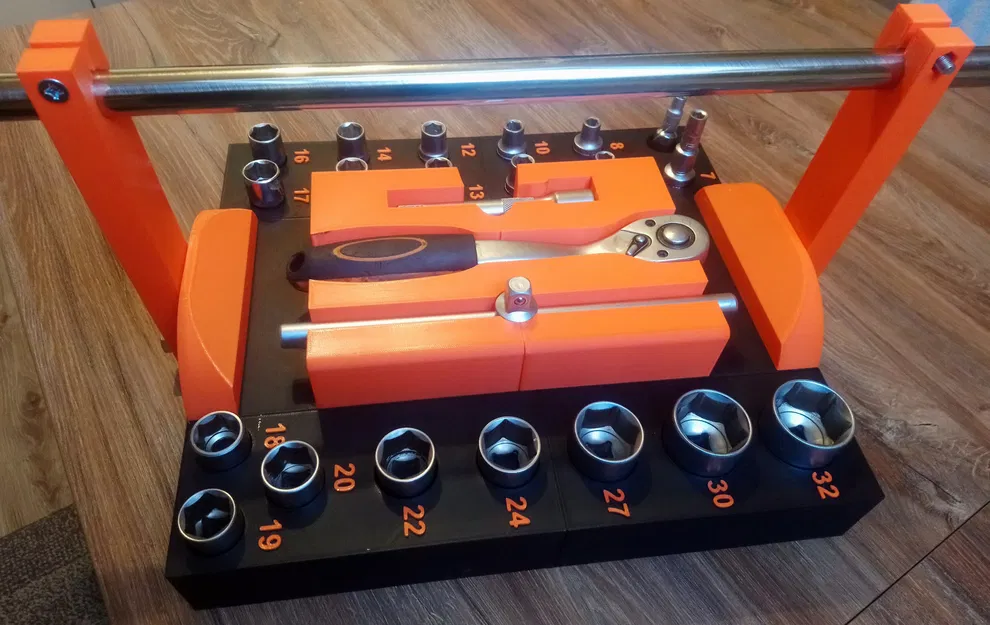 Hộp đựng bộ tuýp 1/2 inch - Image 2