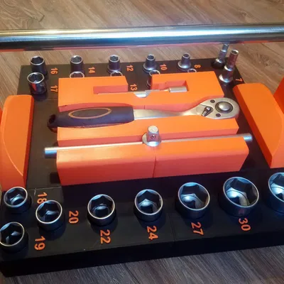 Hộp đựng bộ tuýp 1/2 inch