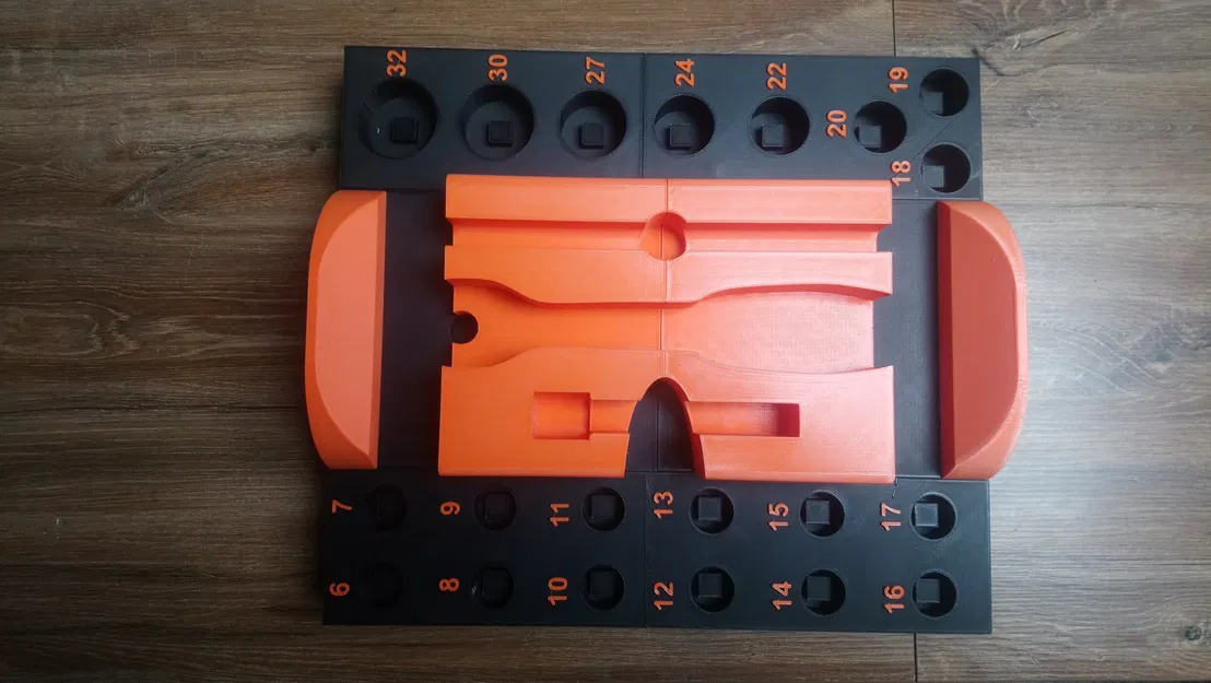 Hộp đựng bộ tuýp 1/2 inch - Image 4