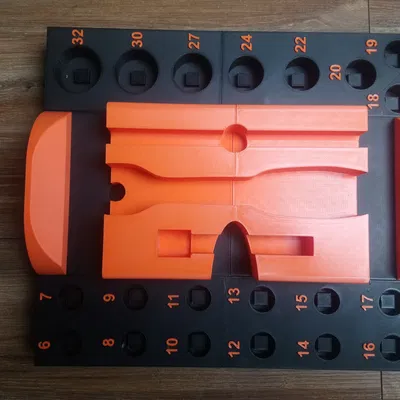 Hộp đựng bộ tuýp 1/2 inch