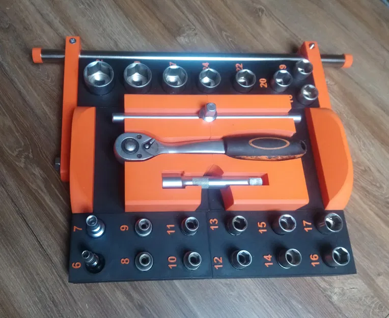 Hộp đựng bộ tuýp 1/2 inch - Image 5