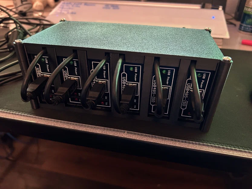 Giá đỡ 6 Bộ chuyển đổi Light-O-Rama USB-485 - Image 2