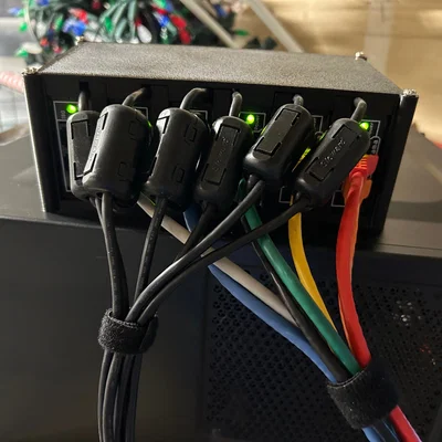 Giá đỡ 6 Bộ chuyển đổi Light-O-Rama USB-485