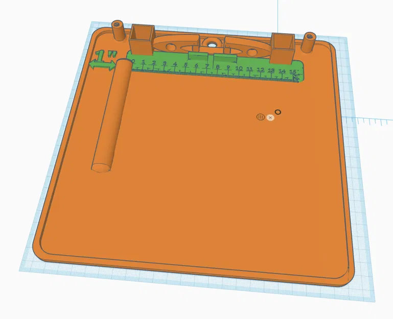 Khay Đựng Đồ Làm Việc Đa Năng Kèm Thước Đo Và Điểm Gắn - Image 2