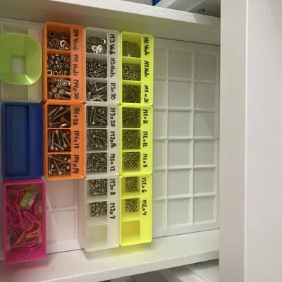 Gridfinity grid cho Kallax