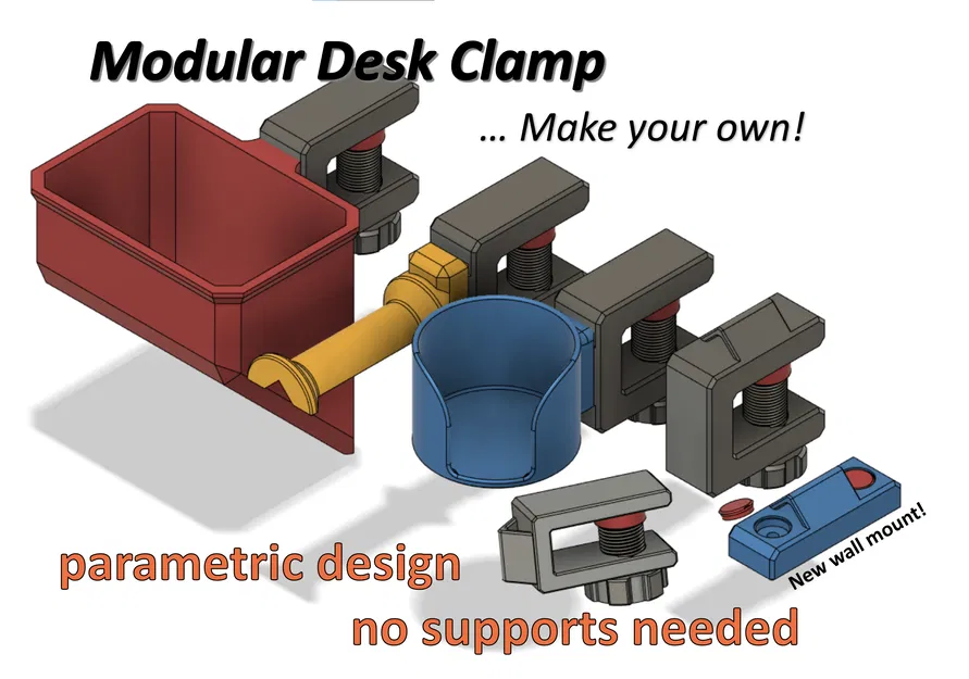 Kẹp bàn dạng module (Desk Clamp - Modular) - Image 1