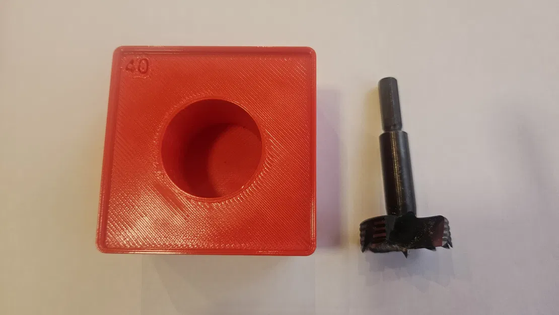 GRIDFINITY Hộp đựng mũi khoét Forstner 40 mm - Image 1