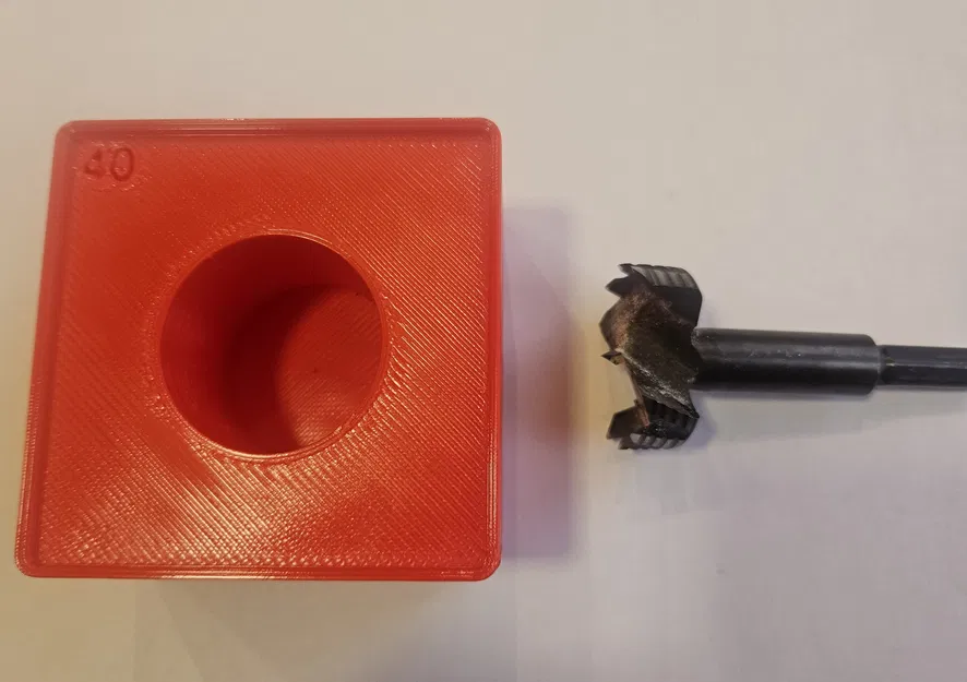 GRIDFINITY Hộp đựng mũi khoét Forstner 40 mm - Image 2