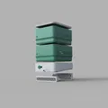 Máy ủ phân giun mini, in 3D hoàn chỉnh, có thể lắp ghép - Thumbnail 2