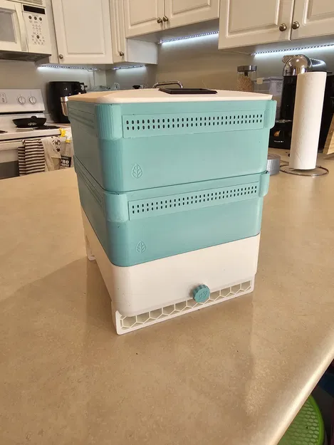 Thùng ủ giun dạng Module - Phiên bản sửa đổi Worm Fortress 360 có chống bọ giẻ giẻ - Image 1