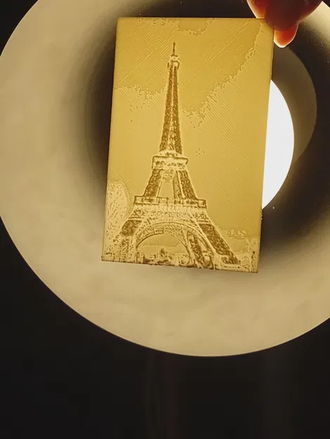 Tháp Eiffel lithophane - Image 1