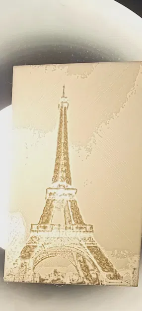 Tháp Eiffel lithophane - Image 3