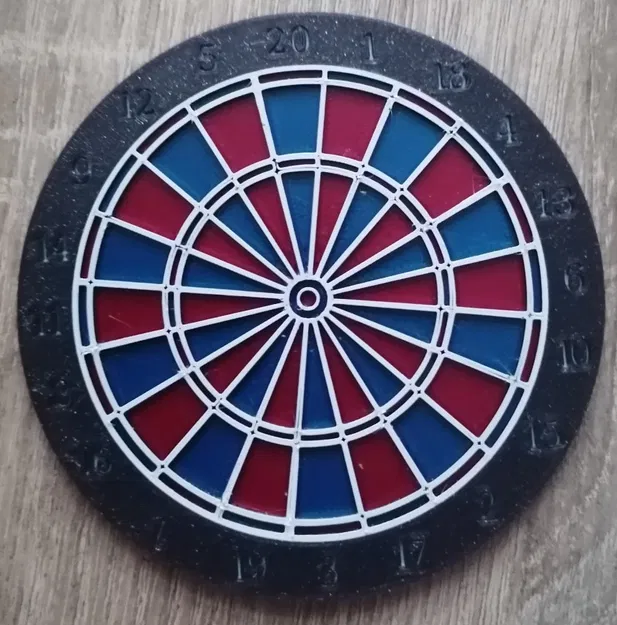 Đế lót ly hình bia bắn phi tiêu - darts - Image 1