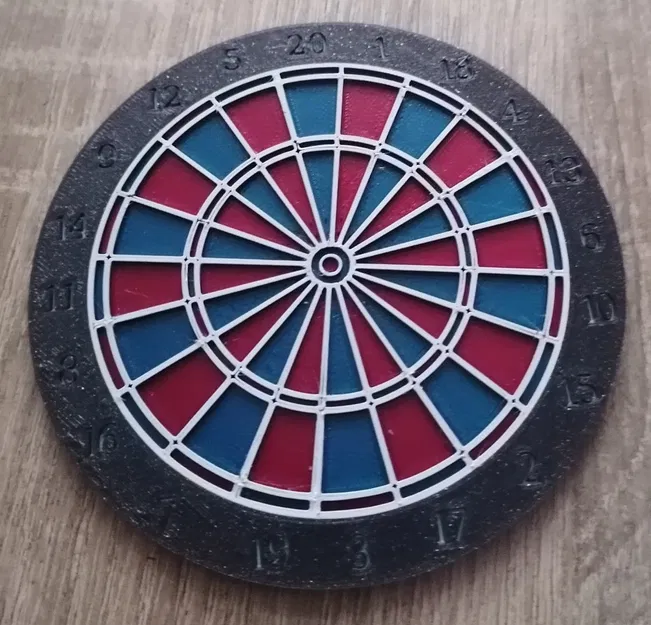 Đế lót ly hình bia bắn phi tiêu - darts - Image 2