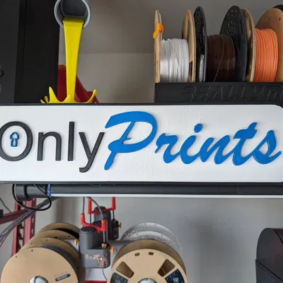 Bảng Hiệu "Chỉ In Ấn"