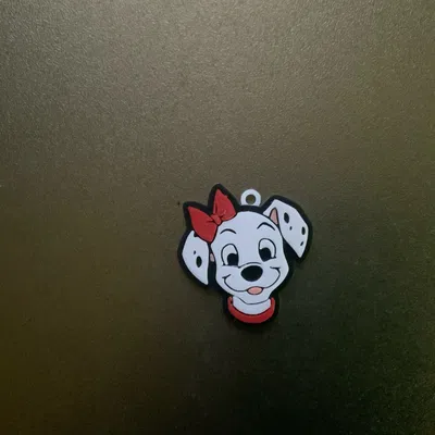 Móc Khóa / Mặt Dây Chuyền Chó Đốm Hoạt Hình Dễ Thương