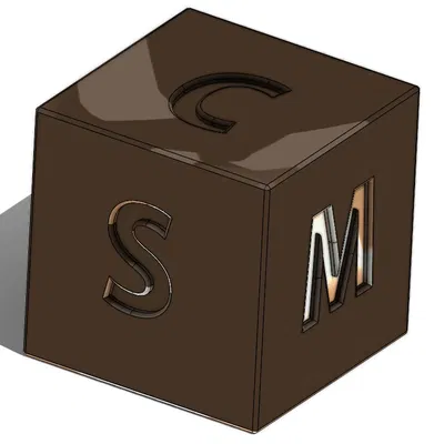 Khối lập phương 35 x 35 chữ cái