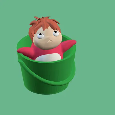 Ponyo (Studio Ghibli) - Mô Hình 3D