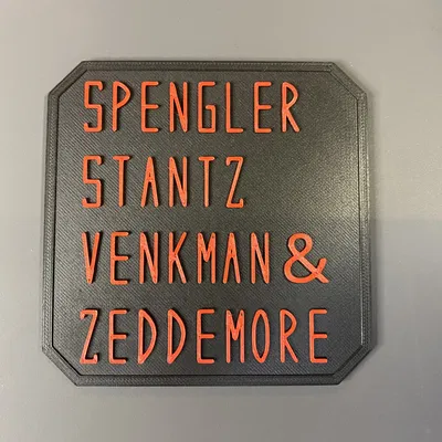 Đế Lót Ly Tên Ghostbusters