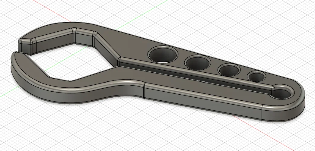 Chống trộm cho xe máy ghi đông 22mm (sẵn file Gcode, 3MF) - Image 2
