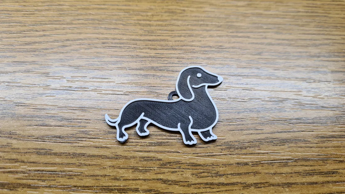 Móc khóa Chó Jezevčík - Image 1