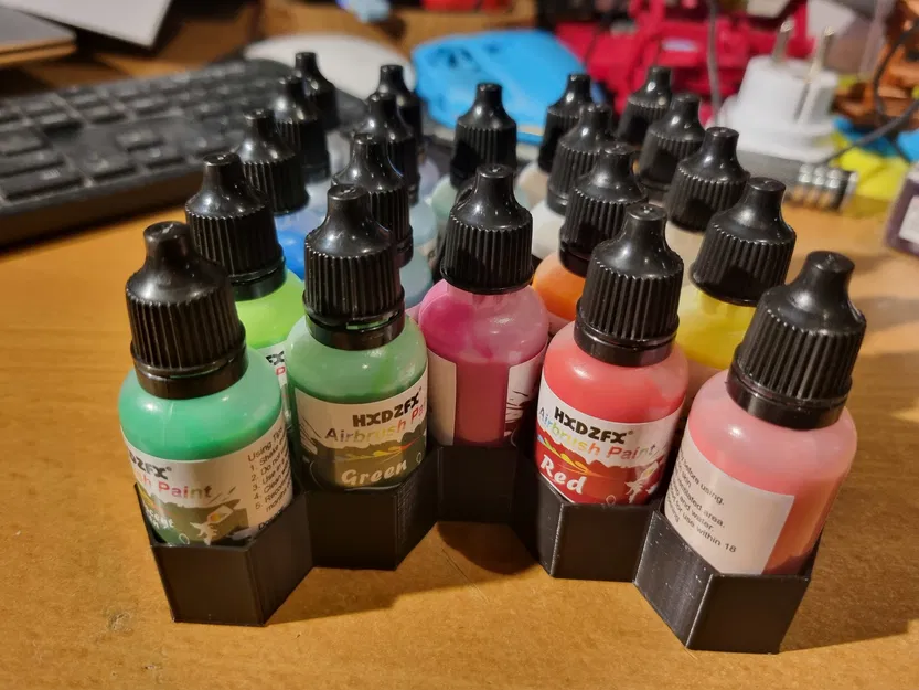 GIÁ ĐỠ SƠN AIRBRUSH REMIXED 20 CHAI 17ML - Image 1