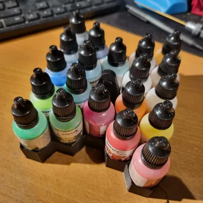 GIÁ ĐỠ SƠN AIRBRUSH REMIXED 20 CHAI 17ML