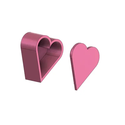 Hộp Trang Sức Hình Trái Tim
