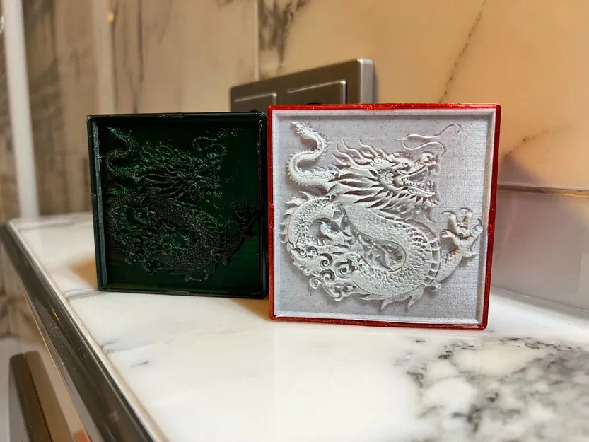 Đèn Ngủ Lithophane Cá Nhân IKEA MÖRKRÄDD - Rồng Ngọc - Image 4