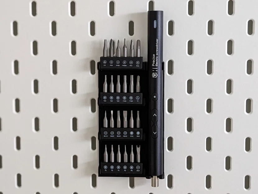 Giá Đỡ Tua Vít Điện Cho Bảng Pegboard Ikea Skadis - Image 1