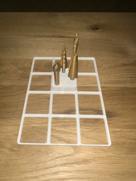 Hộp đựng bộ mũi khoan Step Drill theo chuẩn Gridfinity - Image 1