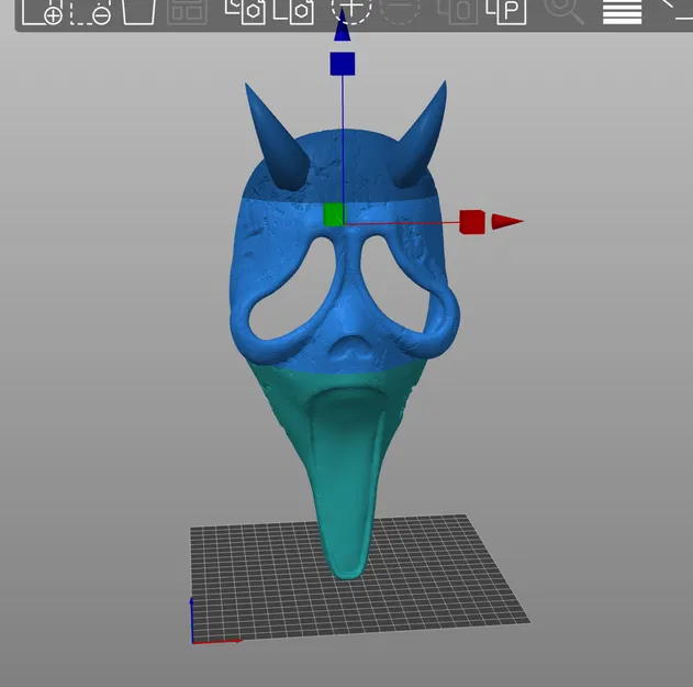 Mặt nạ Quỷ Ghostface Sừng Sỗ - Image 1