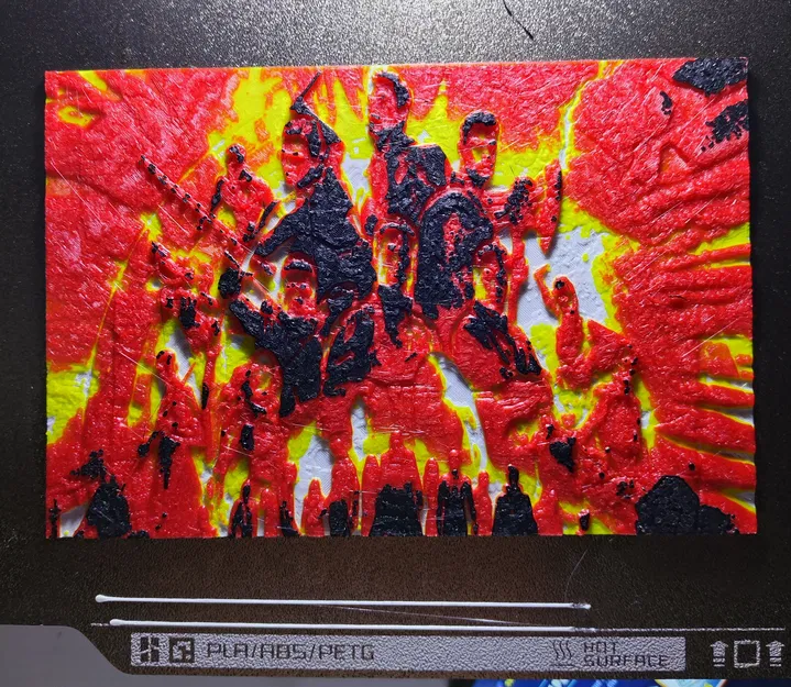 Mô Hình Lithophane Marvel Màu Hueforge - Image 2