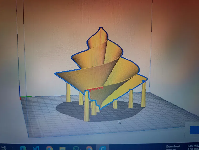 Cánh Quạt Lilly Tỷ Lệ Vàng Ba Cánh - Image 4