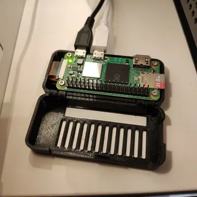 Vỏ và giá đỡ/ giá treo tường khớp nối One Piece cho Raspberry Pi Zero 2 W + Pi Camera