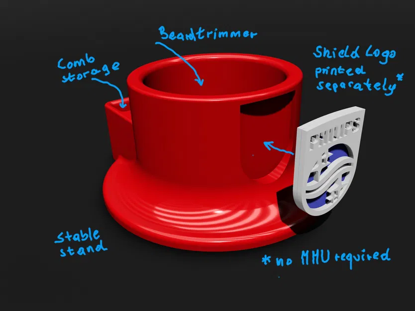 Chân đế máy cạo râu Philips 9000 Prestige BT9810/15 - Image 1