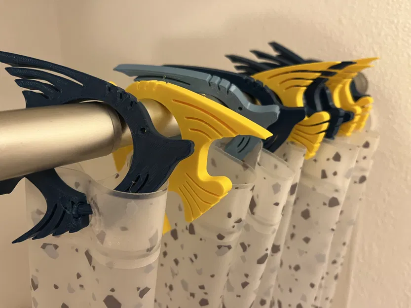 Nhẫn Móc Rèm Cửa Hình Cá - Image 1