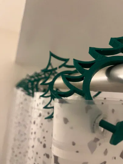 Khoen Rèm Cửa Hình Cây - Bộ 12 Cái - Image 3