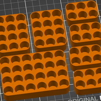 Giá đỡ lọ - máy tạo - lỗ tròn