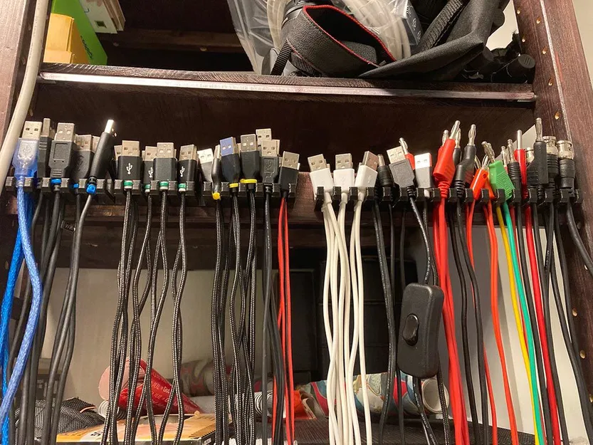 Bộ Sắp Xếp Dây Cáp Đơn Giản, In Không Cần Hỗ Trợ - Image 1