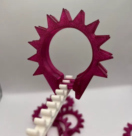 Bộ Khoen Vòng Treo Rèm Tắm Gai Phong Cách Punk - Image 1