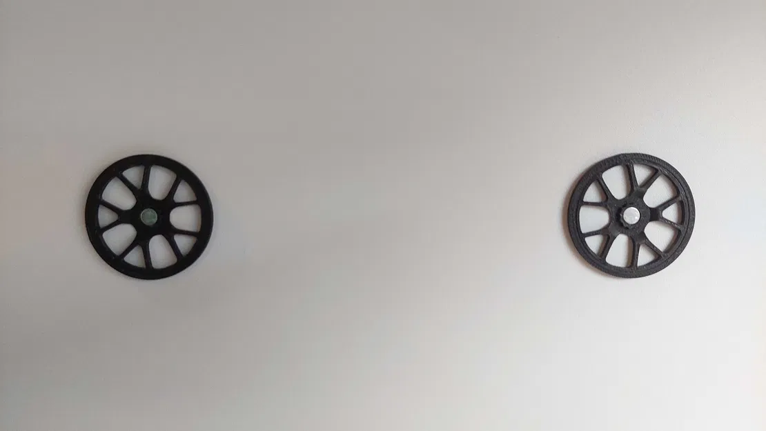 Bánh xe nam châm cho Tranh tường "Porsche GT3 RS 992 Silhouette" - Image 3