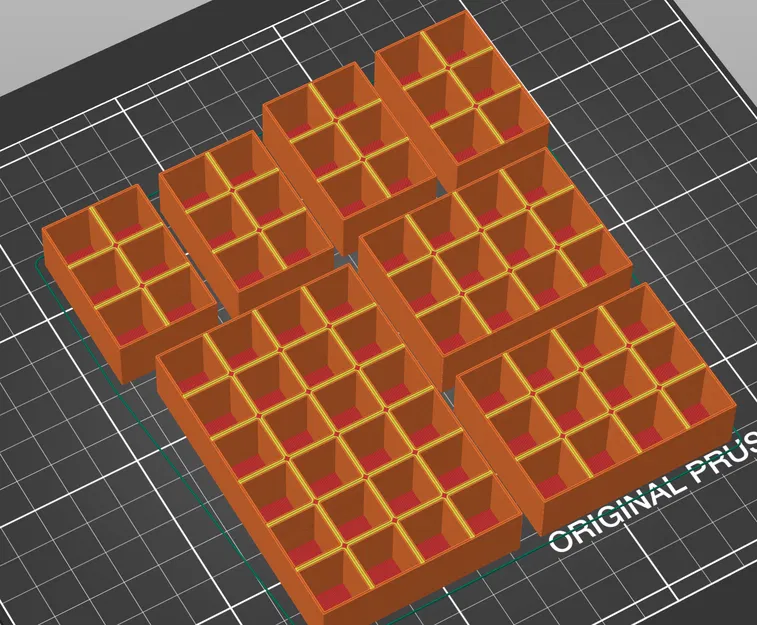 Rack đựng lọ - máy phát - lỗ vuông - Image 1