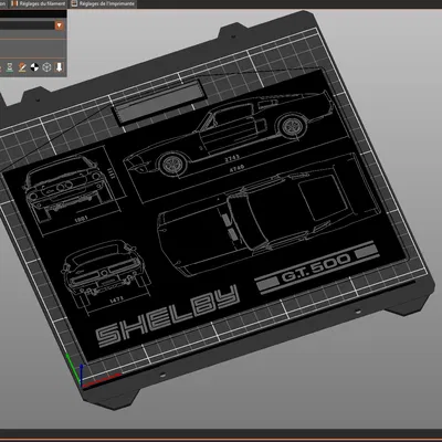 Bản Vẽ Xe Shelby GT500 1967
