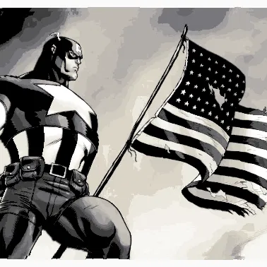 Mô hình Captain America - Hueforge