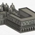Mô hình Cung điện Doge (Palazzo Ducale) và Vương cung thánh đường San Marco có thể in được - Thumbnail 3