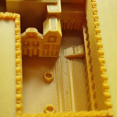 Mô hình Cung điện Doge (Palazzo Ducale) và Vương cung thánh đường San Marco có thể in được