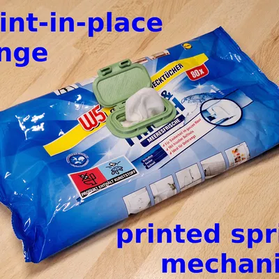 Nắp đậy khăn ướt dạng bật