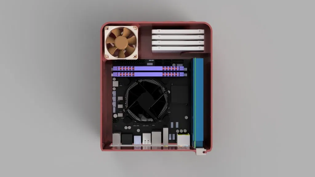 Vỏ Case PC/NAS Mini-ITX - Thiết Kế Mỏng Nhẹ - Image 6